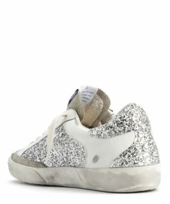 Golden Goose Baskets Superstar Cuir Glitter Argenté -Golden Goose-boutique golde43926 pck20220628 3