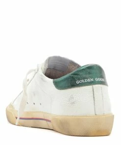 Golden Goose Baskets Superstar Cuir Crème Léopard Vert -Golden Goose-boutique golde43928 pck20220905 3
