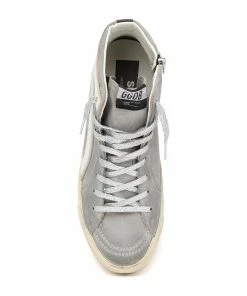Golden Goose Baskets Slide Cuir Gris -Golden Goose-boutique golde43931 pck20220617 4