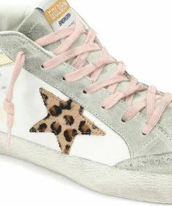 Golden Goose Baskets Mid Star Cuir Blanc Léopard -Golden Goose-boutique golde43934 pck20220607 4 scaled