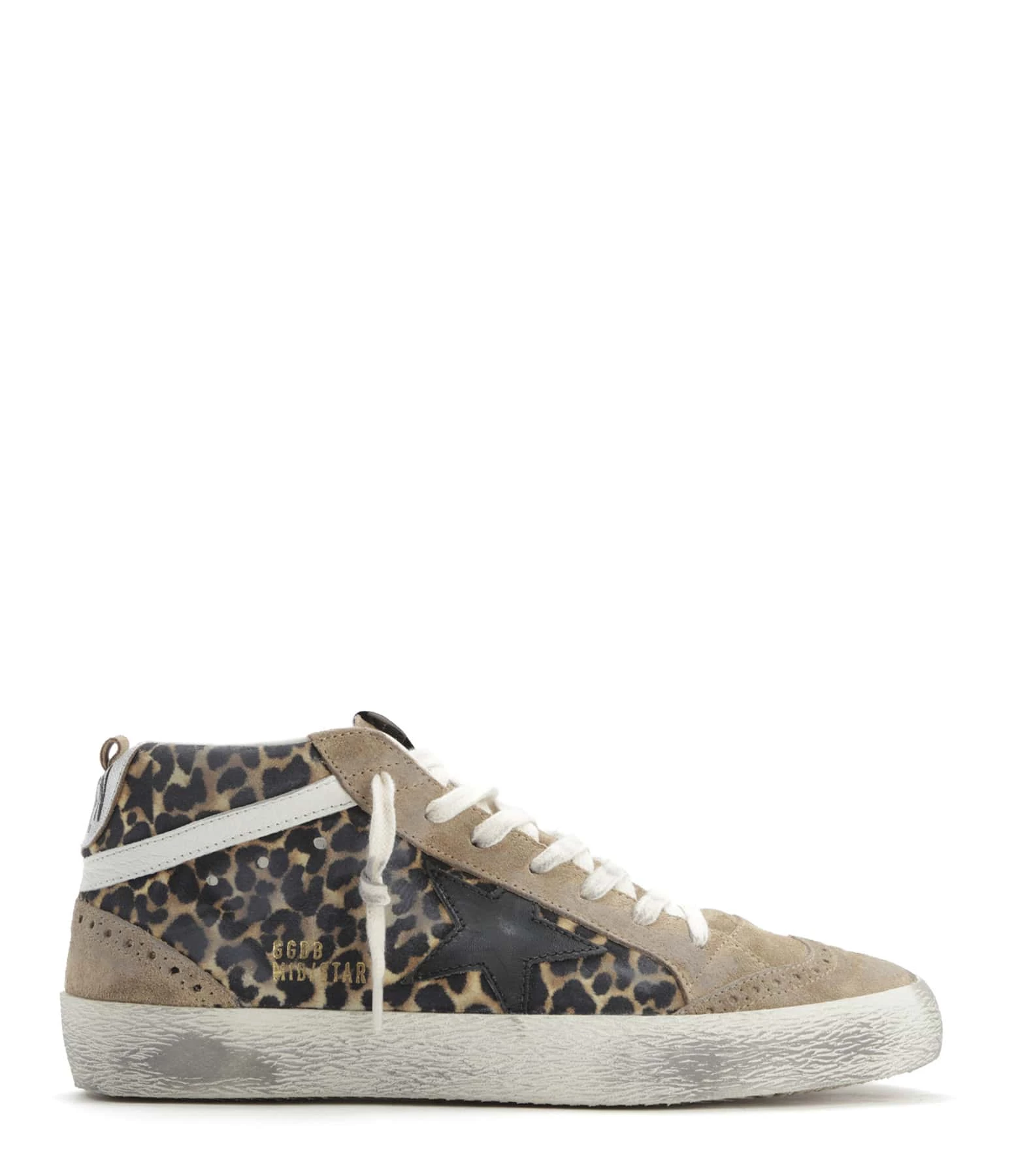 Golden Goose Baskets Mid Star Cuir Léopard 3 Golden Goose Baskets Mid Star Cuir Léopard