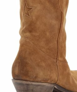 Golden Goose Bottes Wish Star Cuir Suédé Camel -Golden Goose-boutique golde43936 pck20220801 4