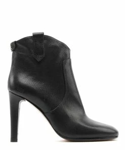 Golden Goose Bottines à Talons Kelsey Cuir Noir