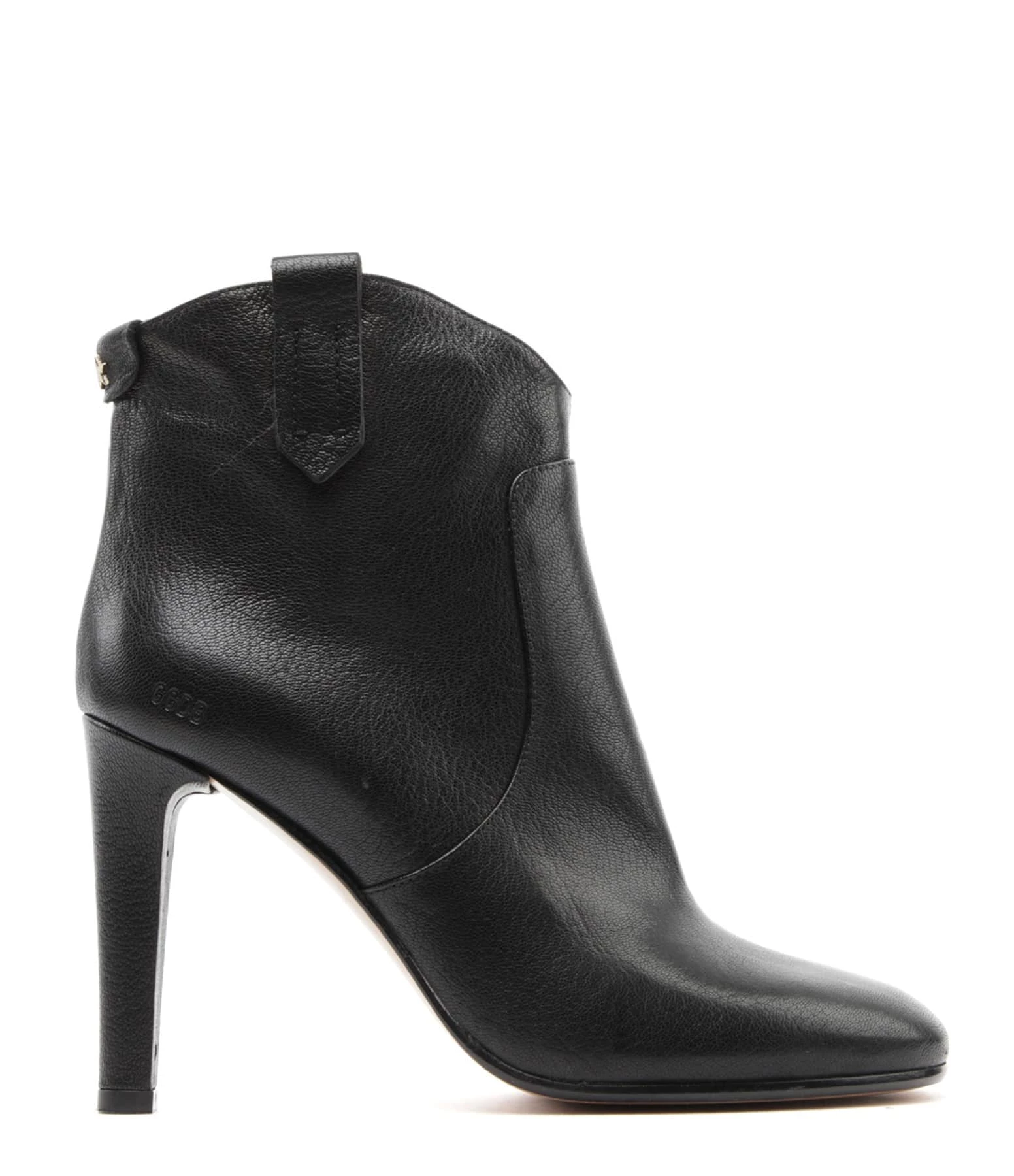 Golden Goose Bottines à Talons Kelsey Cuir Noir 3 Golden Goose Bottines à Talons Kelsey Cuir Noir