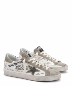 Golden Goose Baskets Homme Superstar Sérigraphié Cuir Blanc Taupe 15 Golden Goose Baskets Homme Superstar Sérigraphié Cuir Blanc Taupe -Golden Goose-boutique golde43972 pck20220711 6 1