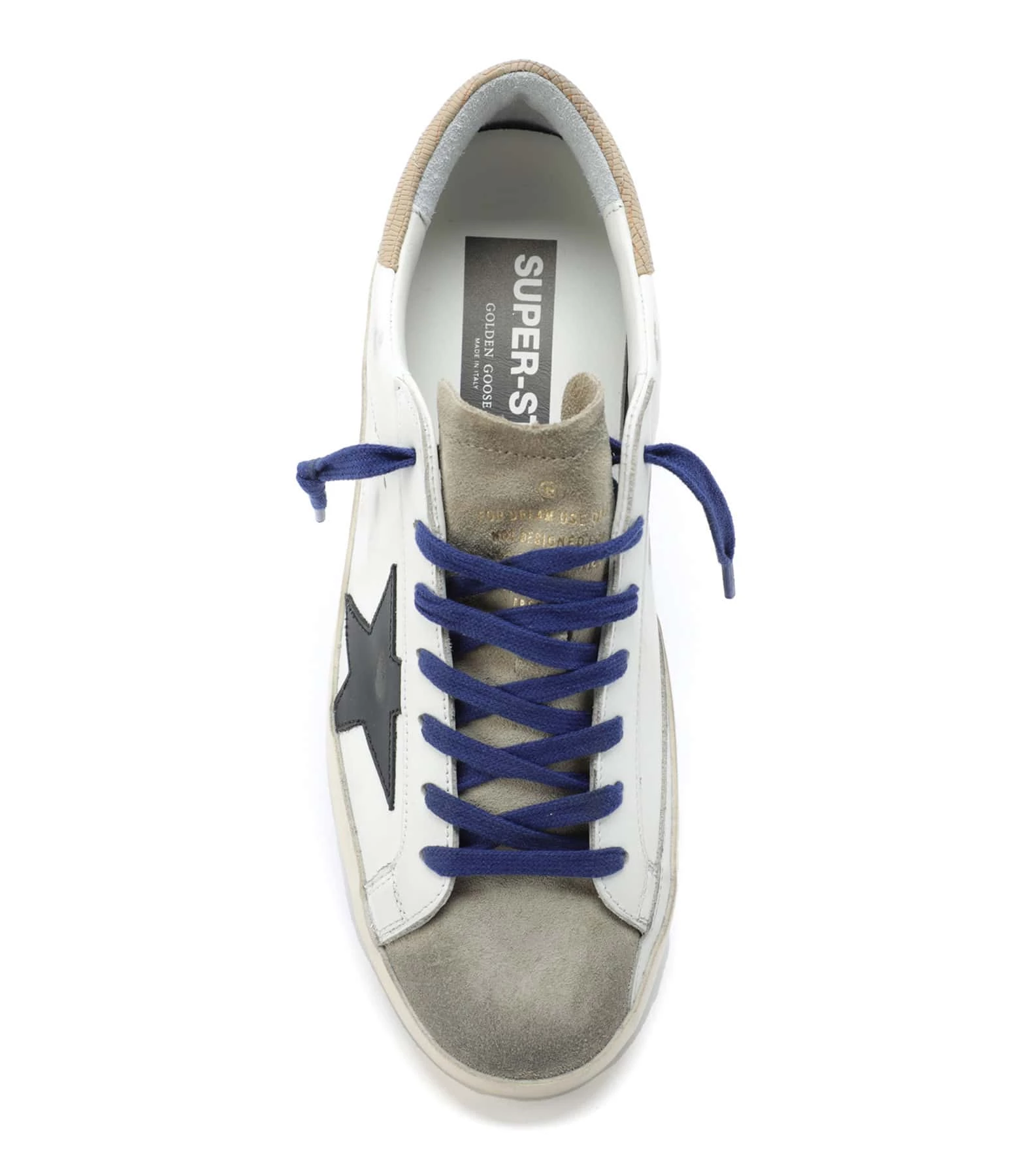 Golden Goose Baskets Homme Superstar Cuir Blanc Taupe Noir 4 Golden Goose Baskets Homme Superstar Cuir Blanc Taupe Noir – Image 2