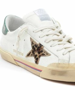 Golden Goose Baskets Homme Superstar Cuir Crème Léopard Vert 11 Golden Goose Baskets Homme Superstar Cuir Crème Léopard Vert -Golden Goose-boutique golde43976 pck20220831 4