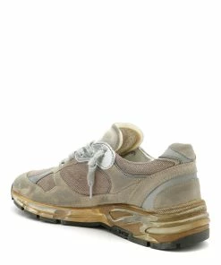 Golden Goose Baskets Homme Running Dad Cuir Taupe -Golden Goose-boutique golde43977 pck20220617 3