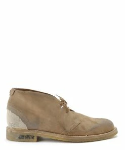Golden Goose Bottines Homme Noel Cuir Suédé Marron Caramel