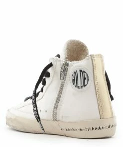 Golden Goose Baskets Enfant Francy Cuir Blanc Rouge Doré -Golden Goose-boutique golde44106 pck20220902 3