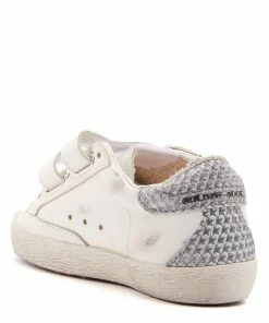 Golden Goose Baskets Bébé Old School Cuir Blanc Bleu Poudré Argenté 8 Golden Goose Baskets Bébé Old School Cuir Blanc Bleu Poudré Argenté -Golden Goose-boutique golde44112 pck20221007 3
