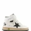 Golden Goose Baskets Bébé Sky Star School Cuir Blanc Noir -Golden Goose-boutique golde44114 pck20220902 1