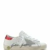 Golden Goose Baskets Bébé Superstar Cuir Blanc Rouge Irisé -Golden Goose-boutique golde44116 pck20220516 1 1