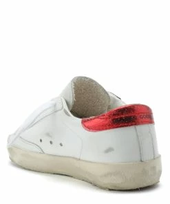 Golden Goose Baskets Bébé Superstar Cuir Blanc Rouge Irisé -Golden Goose-boutique golde44116 pck20220516 3 1