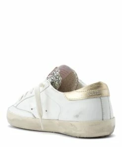 Golden Goose Baskets Enfant Superstar Cuir Blanc Glitter Argenté Doré -Golden Goose-boutique golde44117 pck20220513 3