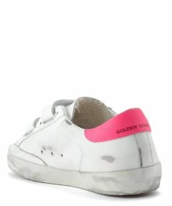 Golden Goose Baskets Enfant Old School Cuir Blanc Menthe Rose Fluo 8 Golden Goose Baskets Enfant Old School Cuir Blanc Menthe Rose Fluo -Golden Goose-boutique golde44119 pck20220513 3