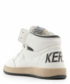 Golden Goose Baskets Enfant Sky Star Cuir Blanc Noir -Golden Goose-boutique golde44122 pck20220902 3
