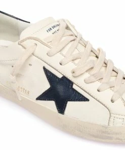 Golden Goose Baskets Homme Superstar Cuir Beige Bleu Marine -Golden Goose-boutique golde49246 pck20230210 4