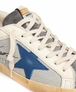Golden Goose Baskets Homme Superstar Cuir Beige Bleu Kaki -Golden Goose-boutique golde49248 pck20230210 4