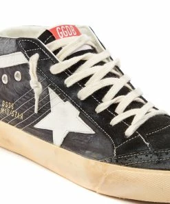Golden Goose Baskets Homme Mid Star Cuir Noir Blanc -Golden Goose-boutique golde49253 pck20221115 4