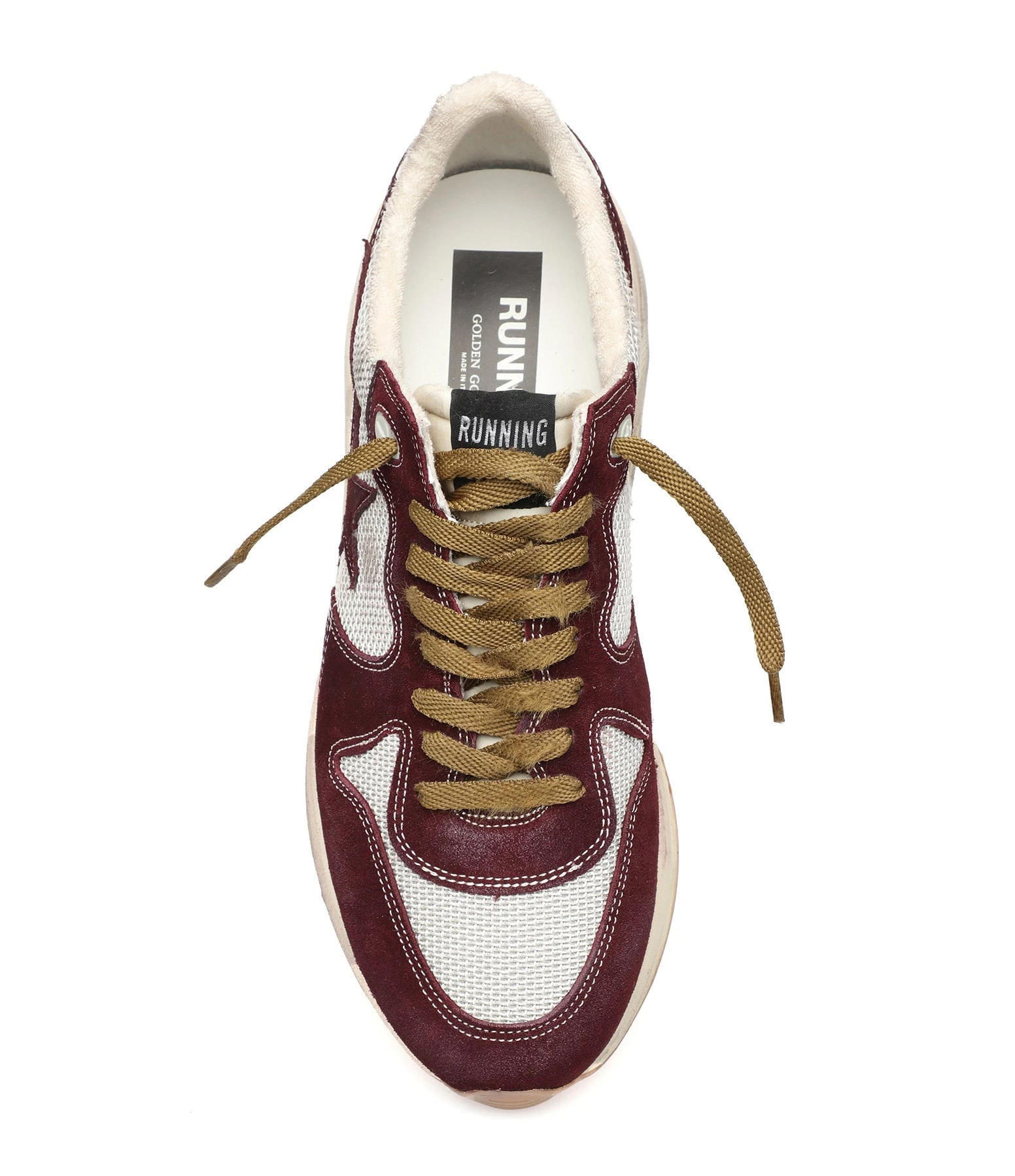 Golden Goose Baskets Homme Running Cuir Violet Argenté Crème 4 Golden Goose Baskets Homme Running Cuir Violet Argenté Crème – Image 2