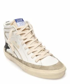 Golden Goose Baskets Homme Slide Cuir Blanc Noir 10 Golden Goose Baskets Homme Slide Cuir Blanc Noir -Golden Goose-boutique golde49264 pck20221229 3