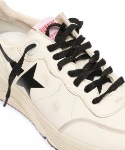 Golden Goose Baskets Homme Running Cuir Écru Noir Émeraude -Golden Goose-boutique golde49267 pck20230124 3