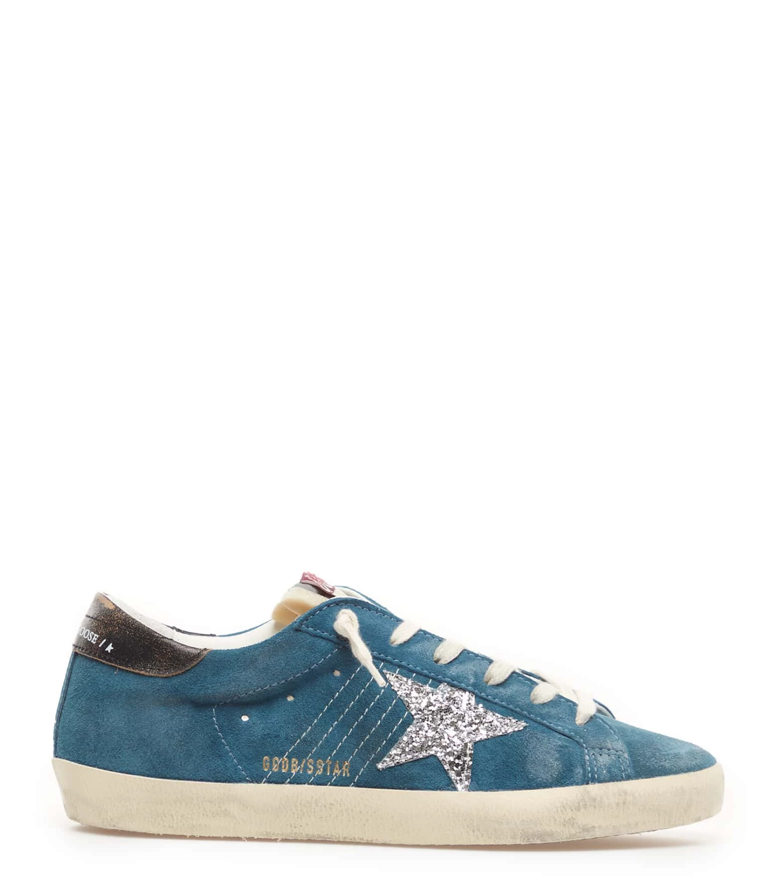 Golden Goose Baskets Superstar Cuir Bleu Argenté Noir 3 Golden Goose Baskets Superstar Cuir Bleu Argenté Noir