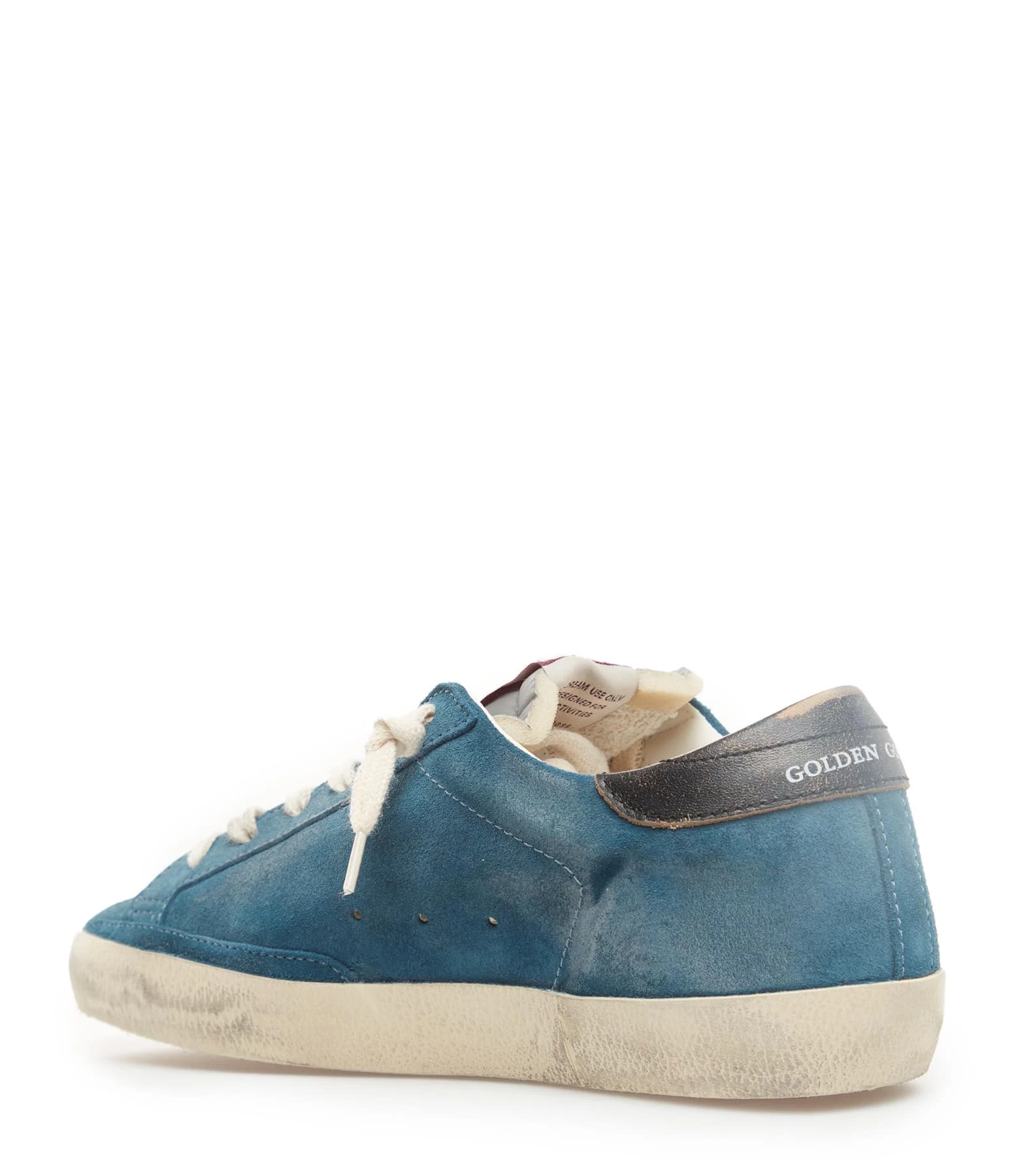Golden Goose Baskets Superstar Cuir Bleu Argenté Noir 5 Golden Goose Baskets Superstar Cuir Bleu Argenté Noir – Image 3