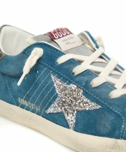 Golden Goose Baskets Superstar Cuir Bleu Argenté Noir 11 Golden Goose Baskets Superstar Cuir Bleu Argenté Noir -Golden Goose-boutique golde49297 pck20221214 4 1