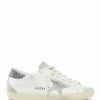 Golden Goose Baskets Superstar Cuir Blanc Gris Noir