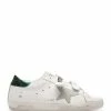 Golden Goose Baskets Old School Cuir Blanc Gris Émeraude 2 Golden Goose Baskets Old School Cuir Blanc Gris Émeraude -Golden Goose-boutique golde49305 pck20230227 1