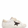 Golden Goose Baskets Old School Cuir Écru Beige Café -Golden Goose-boutique golde49306 pck20230210 1