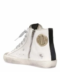 Golden Goose Baskets Francy Cuir Blanc Fuchsia Noir -Golden Goose-boutique golde49308 pck20230126 3