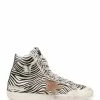 Golden Goose Baskets Francy Cuir Zèbre Tabac Noir -Golden Goose-boutique golde49310 pck20221229 1