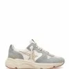 Golden Goose Baskets Running Cuir Gris Crème Argenté -Golden Goose-boutique golde49321 pck20230202 1