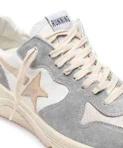 Golden Goose Baskets Running Cuir Gris Crème Argenté 12 Golden Goose Baskets Running Cuir Gris Crème Argenté -Golden Goose-boutique golde49321 pck20230202 4