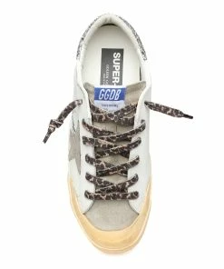 Golden Goose Baskets Superstar Cuir Blanc Taupe Argenté -Golden Goose-boutique golde49322 pck20230120 2
