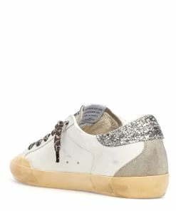 Golden Goose Baskets Superstar Cuir Blanc Taupe Argenté -Golden Goose-boutique golde49322 pck20230120 3