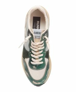 Golden Goose Baskets Running Cuir Vert Crème Ivoire 9 Golden Goose Baskets Running Cuir Vert Crème Ivoire -Golden Goose-boutique golde49327 pck20221215 2