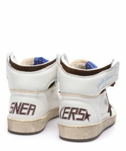 Golden Goose Baskets Sky Star Cuir Blanc Chocolat Beige -Golden Goose-boutique golde49330 pck20230203 3