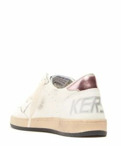Golden Goose Baskets Enfant Ball Star Cuir Blanc Bubblegum Lila -Golden Goose-boutique golde49379 pck20221205 3