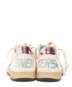 Golden Goose Baskets Enfant Ball Star Cuir Blanc Bubblegum Lila -Golden Goose-boutique golde49379 pck20221205 5