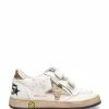 Golden Goose Baskets Enfant Ball Star Cuir Blanc Doré -Golden Goose-boutique golde49380 pck20230203 1