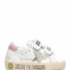 Golden Goose Baskets Bébé Old School Cuir Blanc Platinium Rose -Golden Goose-boutique golde49383 pck20230202 1