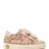 Golden Goose Baskets Bébé Old School Cuir Glitter Pêche Beige -Golden Goose-boutique golde49384 pck20221205 1