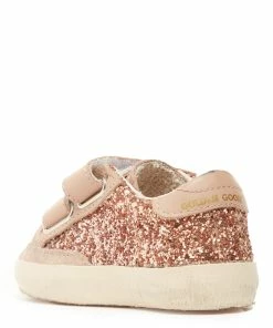 Golden Goose Baskets Bébé Old School Cuir Glitter Pêche Beige 8 Golden Goose Baskets Bébé Old School Cuir Glitter Pêche Beige -Golden Goose-boutique golde49384 pck20221205 3