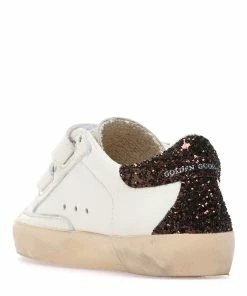 Golden Goose Baskets Bébé Old School Cuir Blanc Argenté Café 8 Golden Goose Baskets Bébé Old School Cuir Blanc Argenté Café -Golden Goose-boutique golde49386 pck20230222 3