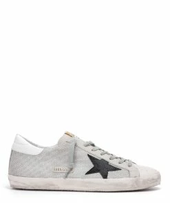 Golden Goose Baskets Superstar Maille Argenté