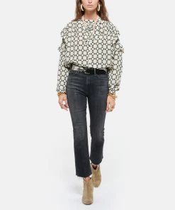 Isabel Marant Bottines Dicker Veau Velours Taupe -Golden Goose-boutique imarb look20210623 76